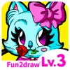 Draw and Color Cats Dogs - How to Draw cute dogs cats - Cartoon Kitty Puppy Fun Pets - Fun2draw™ Dogs and Cats Lv3