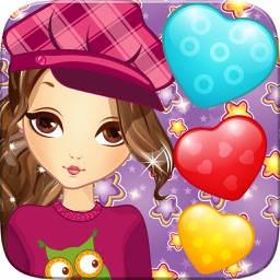 Heart Star Book of Life Sweet Game 3 Match