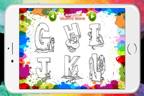 ABC Alphabet Coloring Book Pages Game for Preschoolのおすすめ画像4