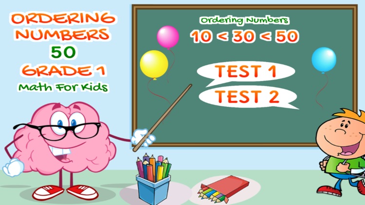 Ordering Numbers 50 Grade 1 Math For Kids