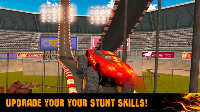 Extreme Monster Truck Stunt Racing 3D(圖4)-速報App