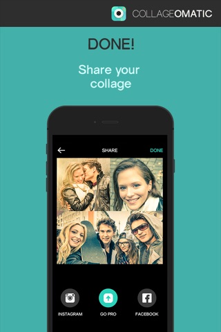 CollageOmatic - the best, easiest, fastest collage making layout app. Free. screenshot 2