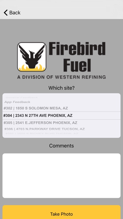 Firebird Fuel Finder