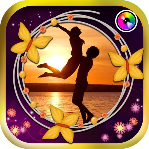 Flower Photo Frame Editor - Style Picture Collage Creator with Magic Text & Nice Camera