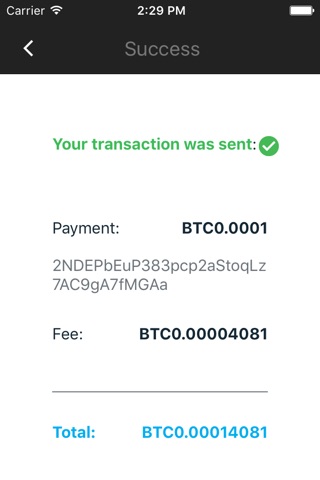 BitGo Wallet screenshot 3