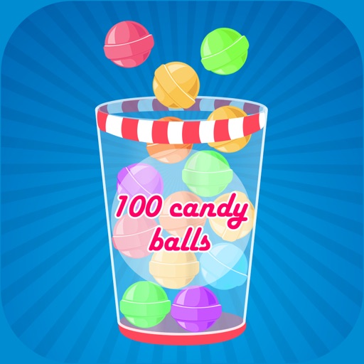 100 Candy. Catch and Save The Balls Free Icon