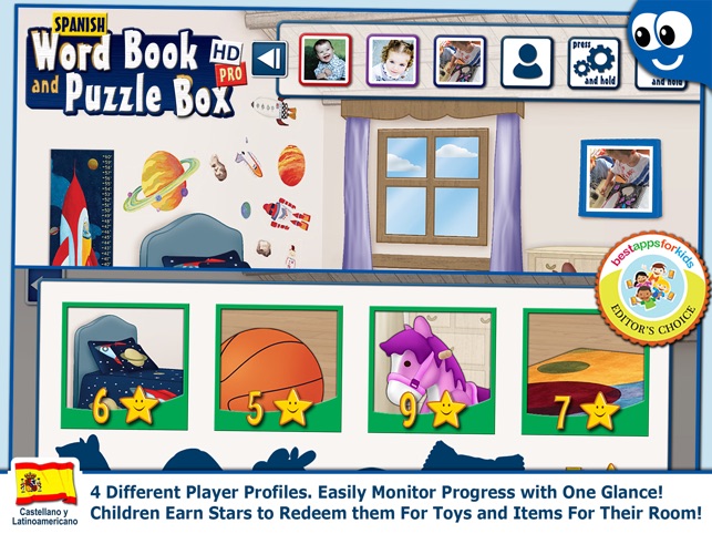 Spanish First Words Book and Kids Puzzles Box Pro Kids Favor(圖4)-速報App