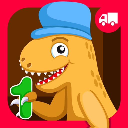 Dinosaur Number Train Game for Kids Free iOS App