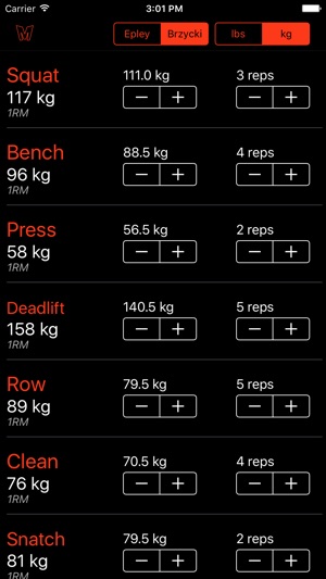 MAX: One Rep Max Calculator(圖2)-速報App