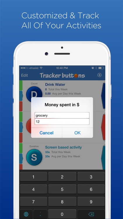 Tracker Buttons Pro - Life Tracker