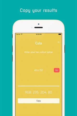 Cula - Hex Converter RGB screenshot 2
