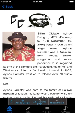 GreatApp - for Barry Wonder - Yoruba Singer Songwriter screenshot 2