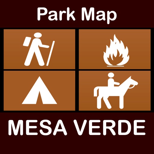 Mesa Verde National Park : GPS Hiking Offline Map Navigator icon