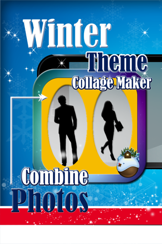 Winter Theme Collage Maker – Combine Photos with New Year Pic Frames and Grids screenshot 2