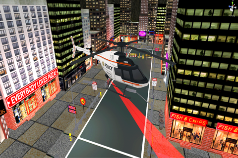 City Helicopter Car Chase 2016: Free Play Game screenshot 4