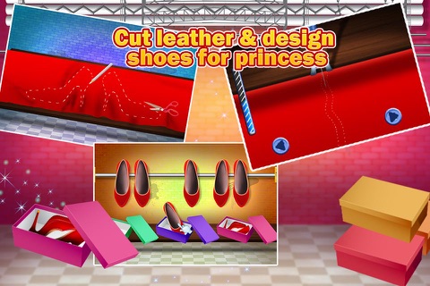 Princess Shoe Factory – Design, make & decorate shoes in this maker game screenshot 4