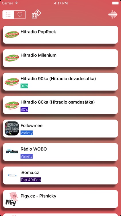 Radio Player Czech Republic  (Česká republika rádio, čeština,Český ,Česko)