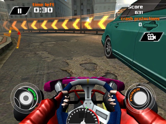 Screenshot #4 pour 3D Go-kart City Racing - Outdoor Traffic Speed Karting Simulator Game FREE
