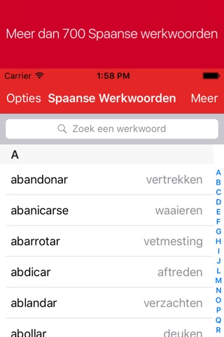 Spanish Verb Conjugator Pro screenshot 2