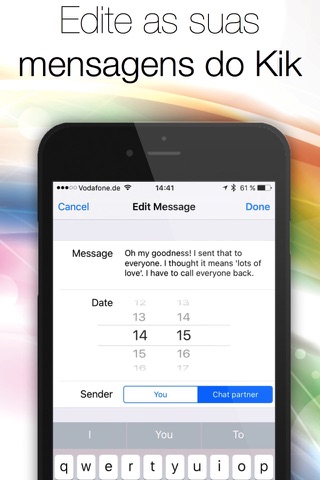 Prank for Kik - Create fake text messages to trick your friends and family screenshot 3