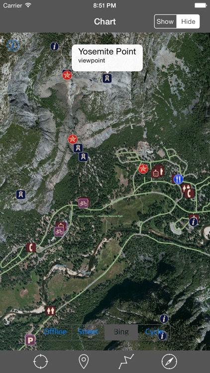 Yosemite National Park – GPS Offline Map Navigator