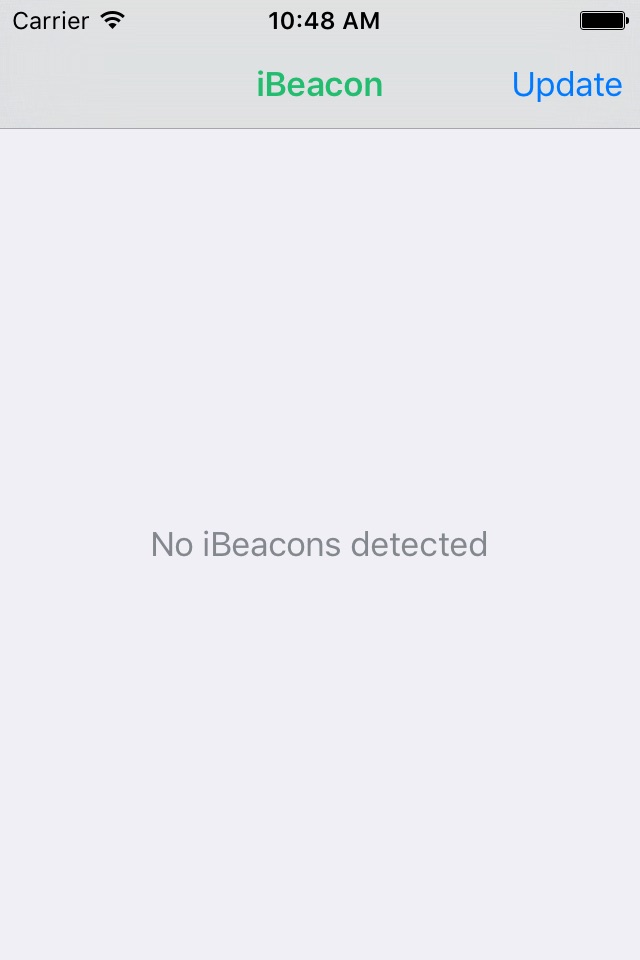 iBeacon Mobile App screenshot 2