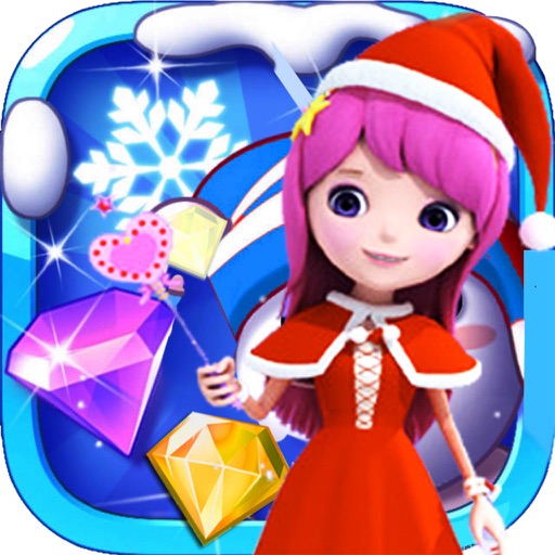 Christmas Pop － Match Jewels Dash Witch Holiday Games icon