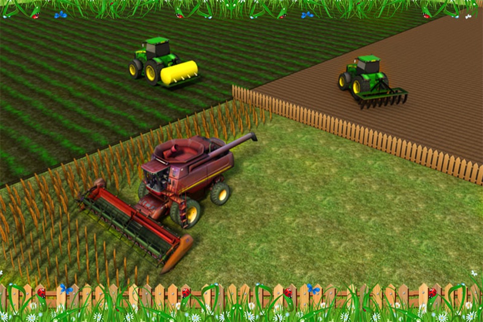Tractor: Farm Driver - Free 3D Farming Simulator Game Animal & Hay Transporter Farmer Tractor screenshot 3
