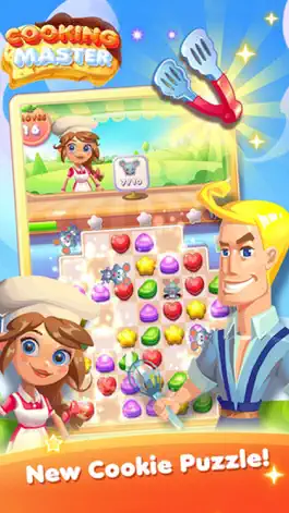 Game screenshot Cookie Chef - 3 match puzzle crush mania game mod apk