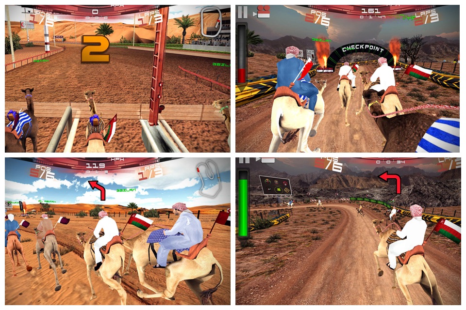 3D سباق الهجن - UAE Camel Racing screenshot 3