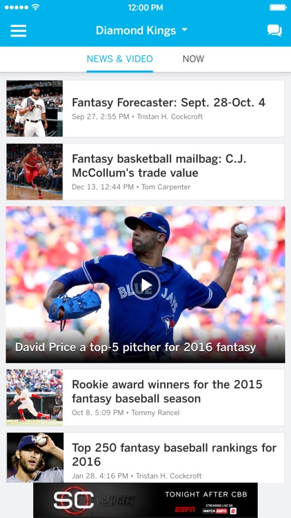 ESPN Fantasy Baseball screenshot-3