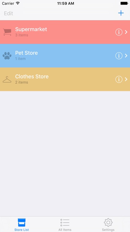 The Shopping List App