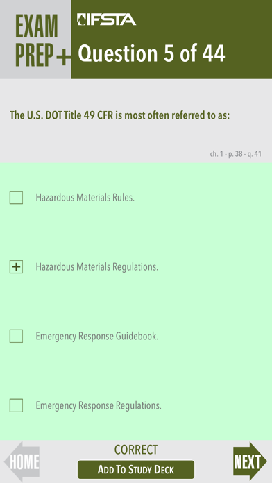How to cancel & delete Hazardous Materials for First Responders 4th Edition Exam Prep Plus from iphone & ipad 4