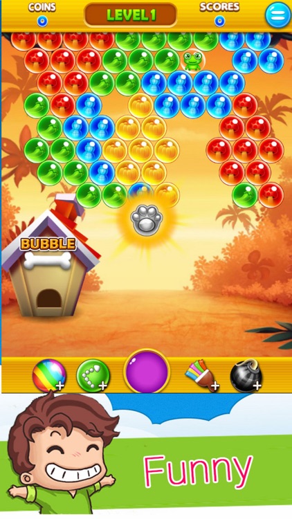 Crazy Animal Pop: Bubble Shooter