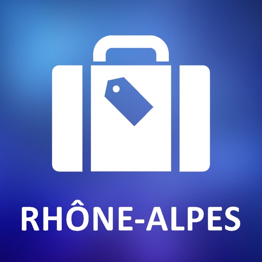 Rhone-Alpes, France Detailed Offline Map icon