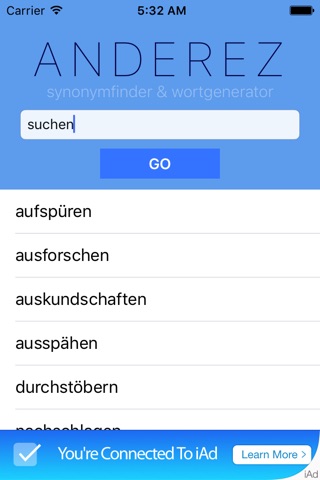 Anderez - Synonym-Finder und Wort-Generator screenshot 4