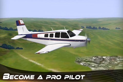 Airplane Flight Simulation 3D Pro - Realistic Jumbo Jet Driving Adventure screenshot 4