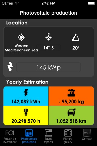 Onyx Solar Photovoltaic Estimation App screenshot 3