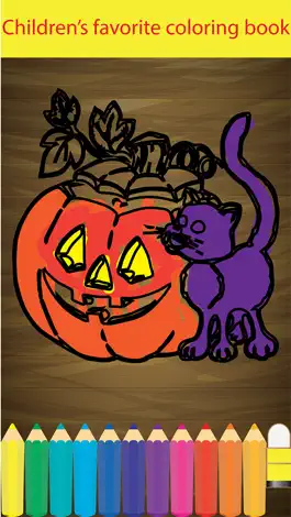 Game screenshot Halloween Coloring book and learn Alphabet Numbers mod apk