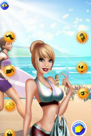 Bikini Dressup Game - Beach Beauty screenshot 2