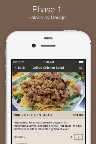 Phase 1 Salads By Design screenshot 3