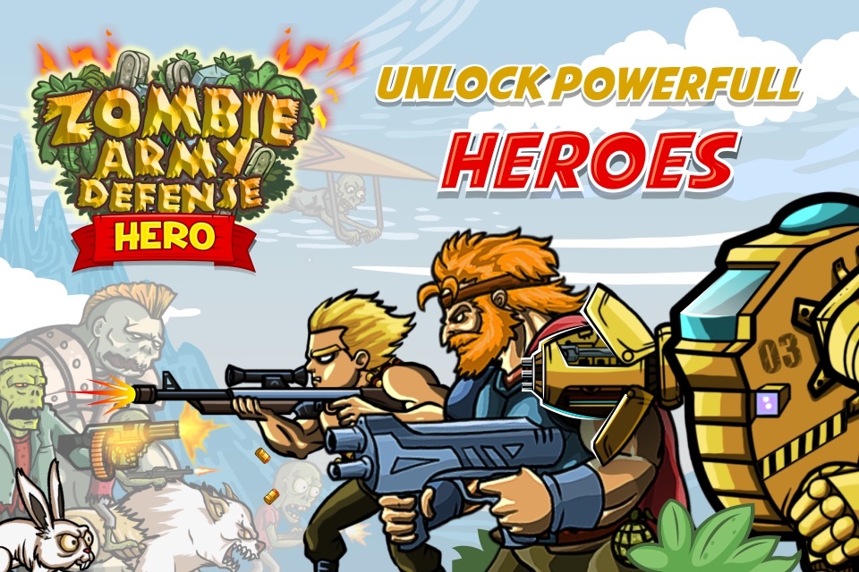 Zombie Army Defense HERO screenshot 2