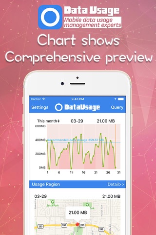 Data Usage (Track your mobile data usage and save money) screenshot 3