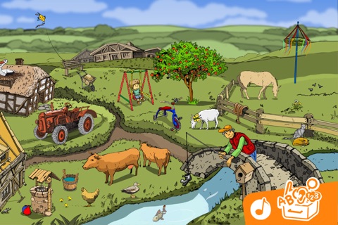 Meine Wimmelwelt - Bauernhof: spielerisch lernen mit Spass! Lerne das ABC mit verschiedenen Spielen, lautiert gesprochen von Kindern! - Lite screenshot 4