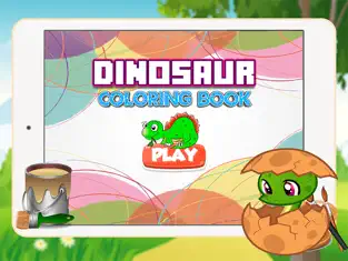 Baby Dino Coloring Book  - Dinosaur Drawing paint and color pages games for kids, game for IOS