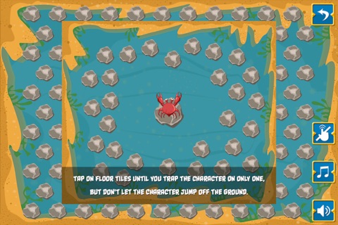 Trap The Red Crab - best brain train arcade game screenshot 2