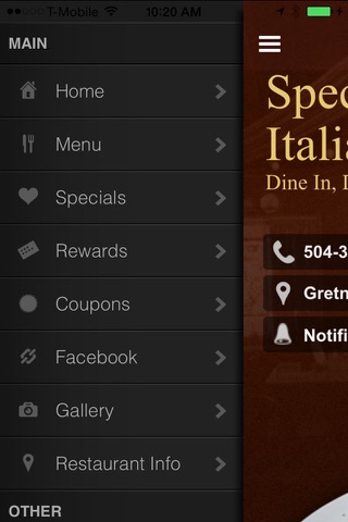 Specialty Italian Bistro screenshot 2