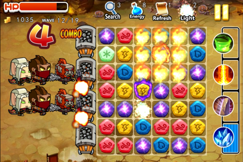 Puzzle Hero – Free rune crash defense game screenshot 3