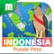 ==Let’s learn Indonesian’s map while playing puzzle