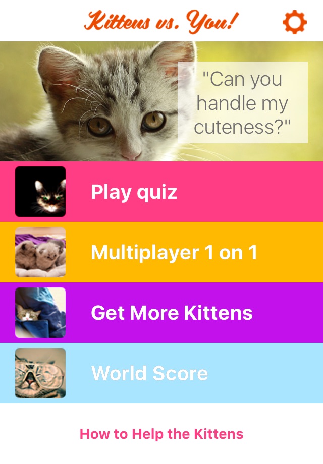 Kittens vs. You - Free Trivia and Quiz Game for Kittens of All Ages screenshot 4